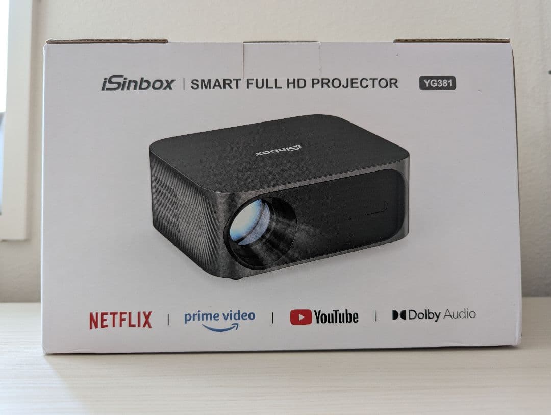 【新品】プロジェクター 家庭用 小型 高輝度 天井投影 4K Google TV