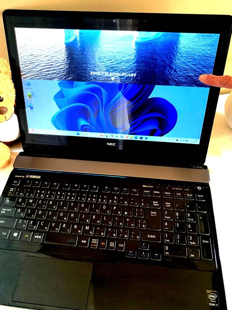 NECi7/16/512SSD タッチパネル付き 2024officeノートPC