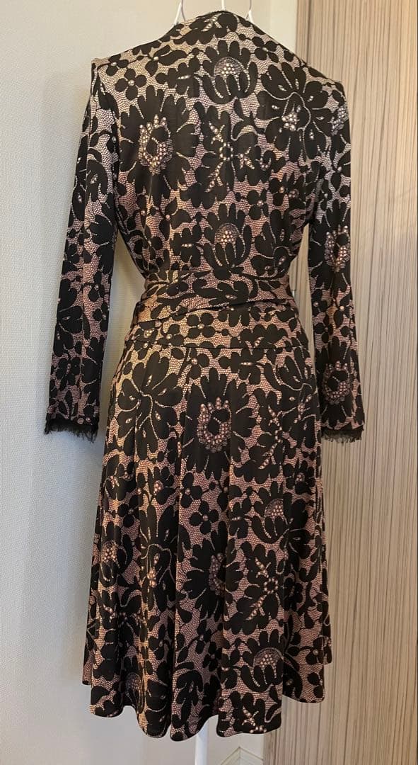 DVF シルクラップドレス