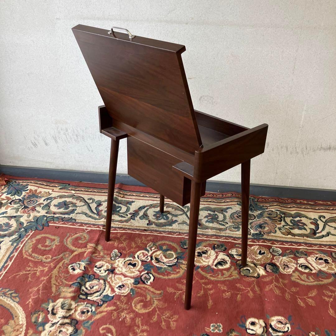 【特価】 北欧レトロ 木製 ドレッサー 化粧台 鏡台 サイドテーブル 木 収納