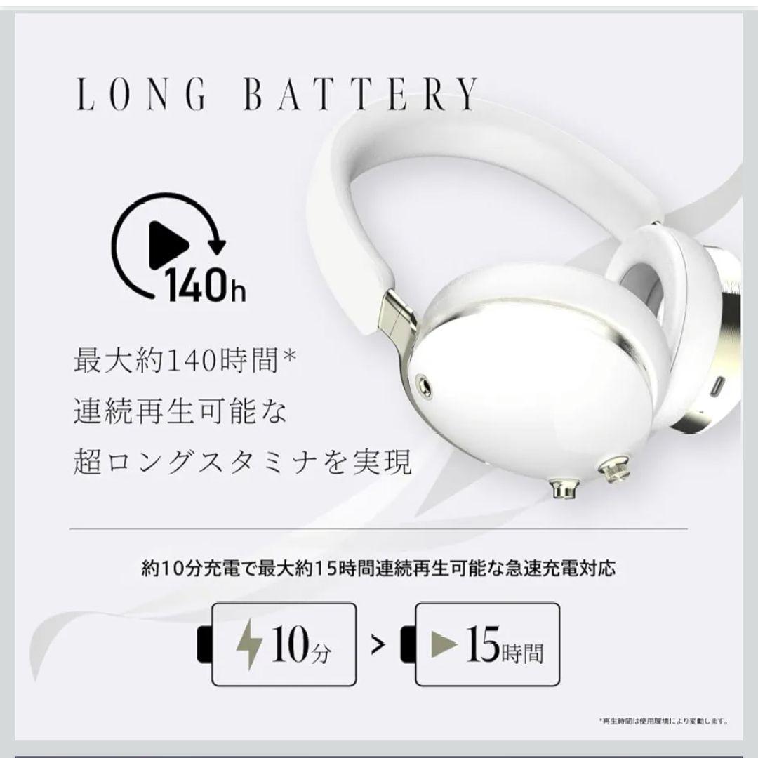 【新品同様】AVIOT WA-J1 ワイヤレスヘッドホン ホワイト