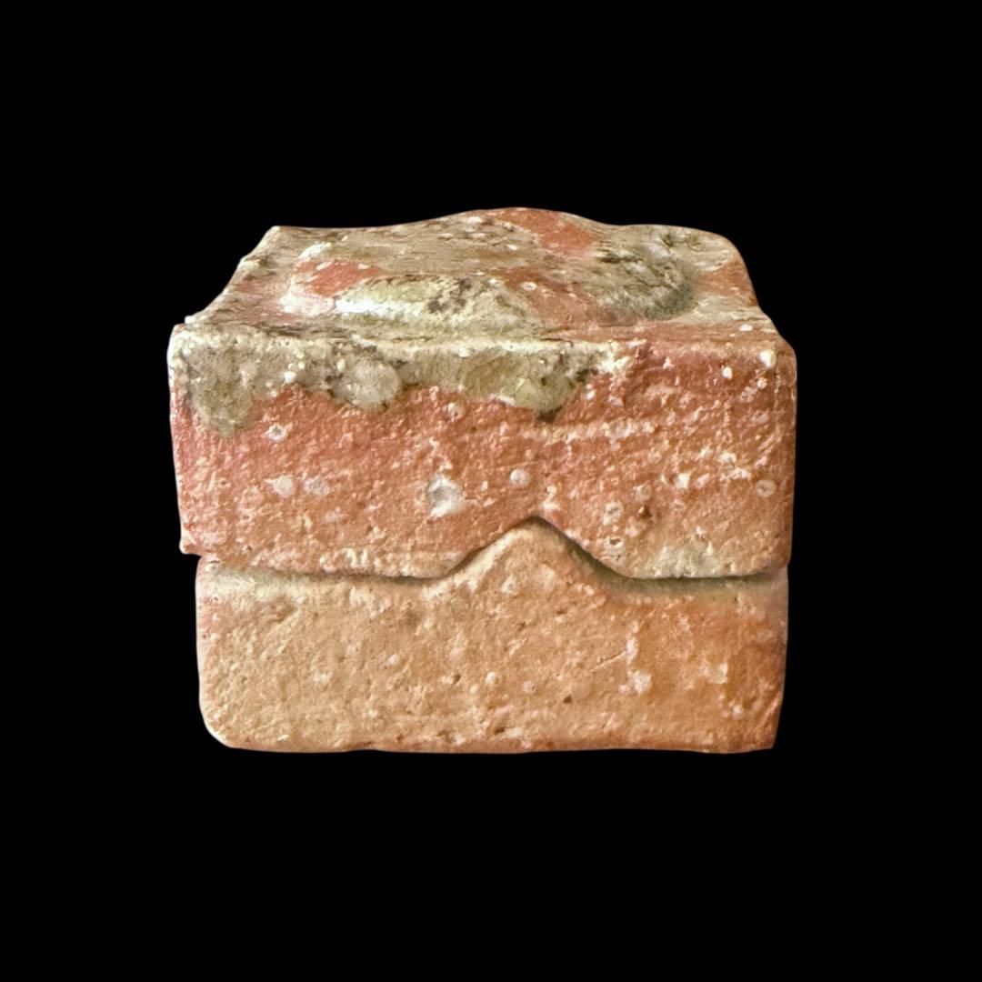 信楽焼名工　高橋楽斎　滋賀県指定無形文化財　三代目　ガラン香合　共箱　茶道　伝統