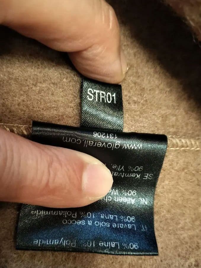 【美品】グローバーオール ダッフルコート モンティ キャメル 36 ミドル丈