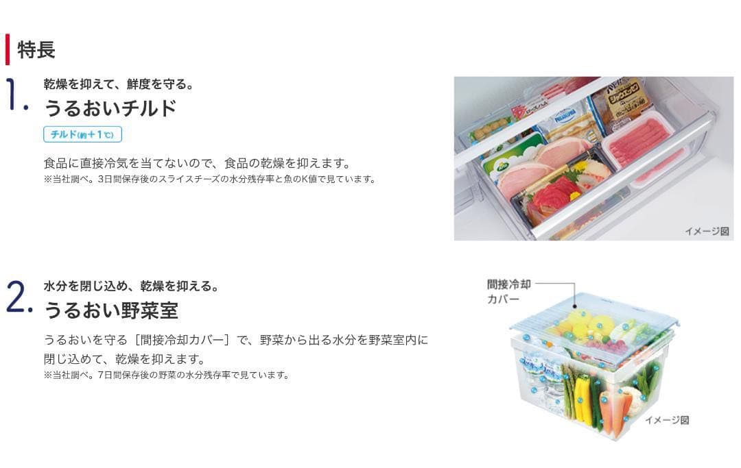 HITACHI 冷蔵庫2020年製・まんなか野菜 R-V38KV、R-V32KV