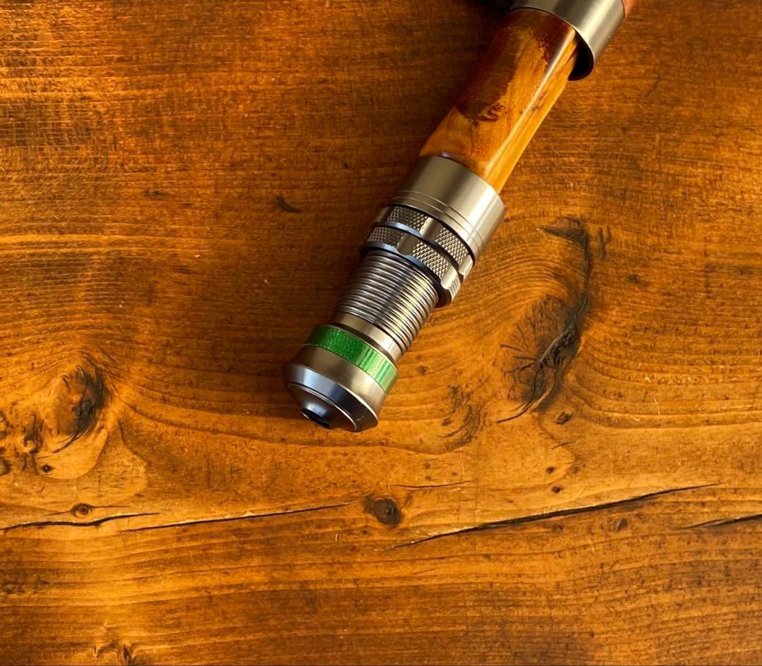 トラウトロッド　長さ調節できるロッド　ウッドグリップ　ベイトロッド　パックロッド