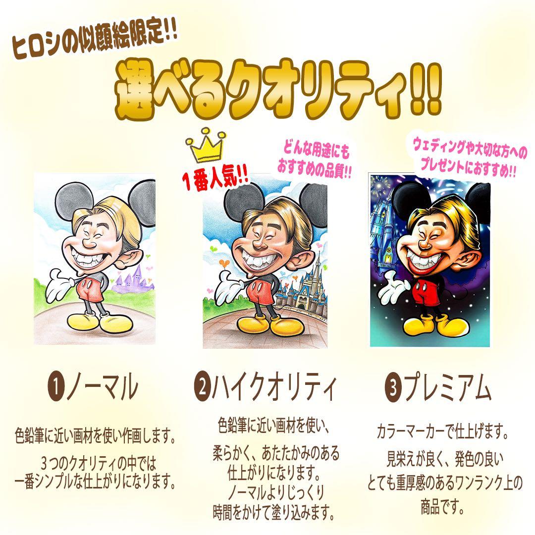 世界で1枚のオーダーメイド似顔絵★誕生日会☆子供☆友達☆ご両親☆プレゼント☆