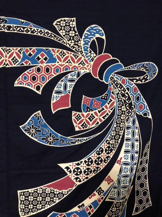 一反風呂敷　熨斗目模様