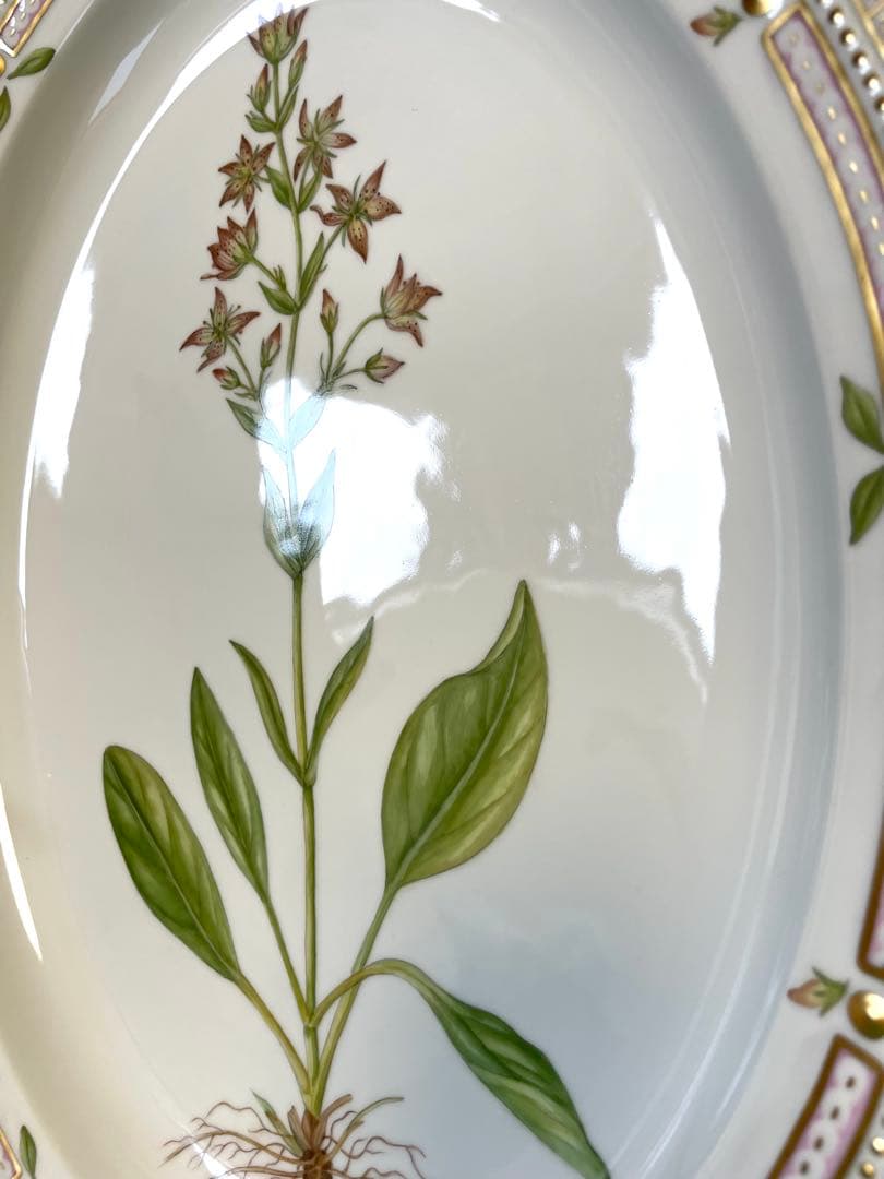 ちゃんおがわロイヤルコペンハーゲン　フローラダニカ　大皿　オーバル