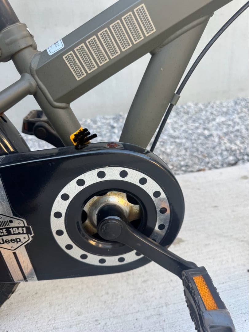 【引き取り限定】Jeep 子供用自転車 18インチ オリーブグリーン