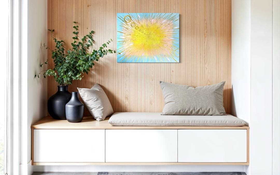 開運絵画　癒しエネルギー　お守り　龍神様　宝珠　24金金箔　龍体文字