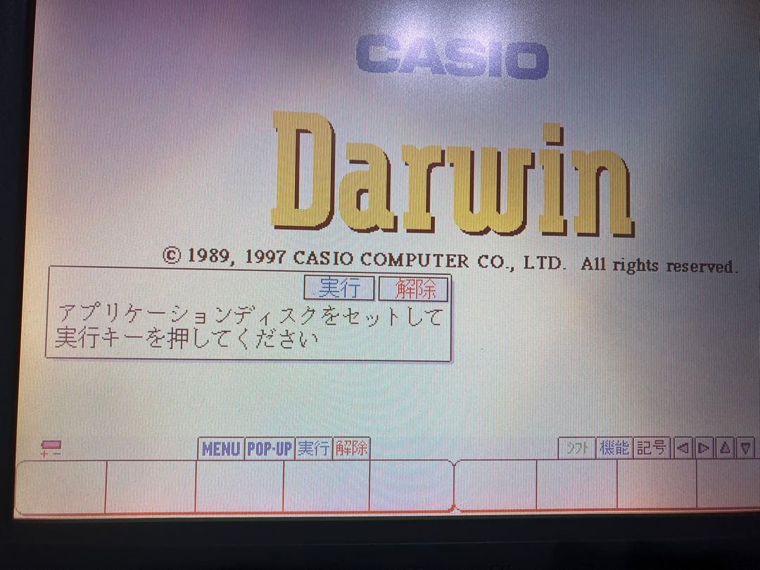 カシオ　ワープロ　Darwin CX5000 CASIO CX-5000