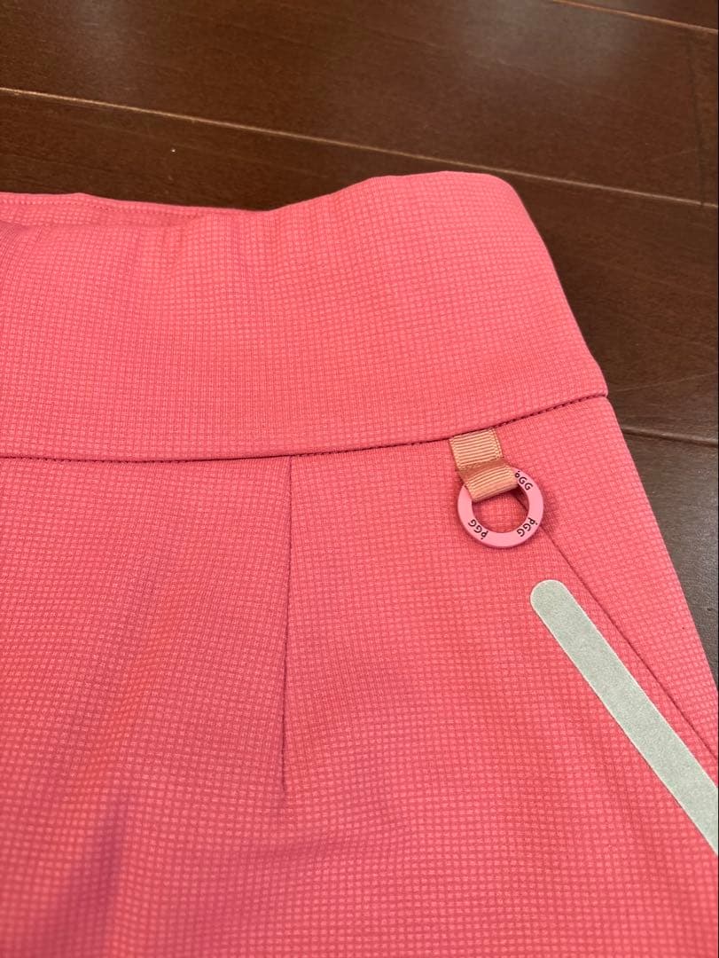 パーリーゲイツ　PGGストレッチダンボール裏起毛セットアップピンクサイズ1