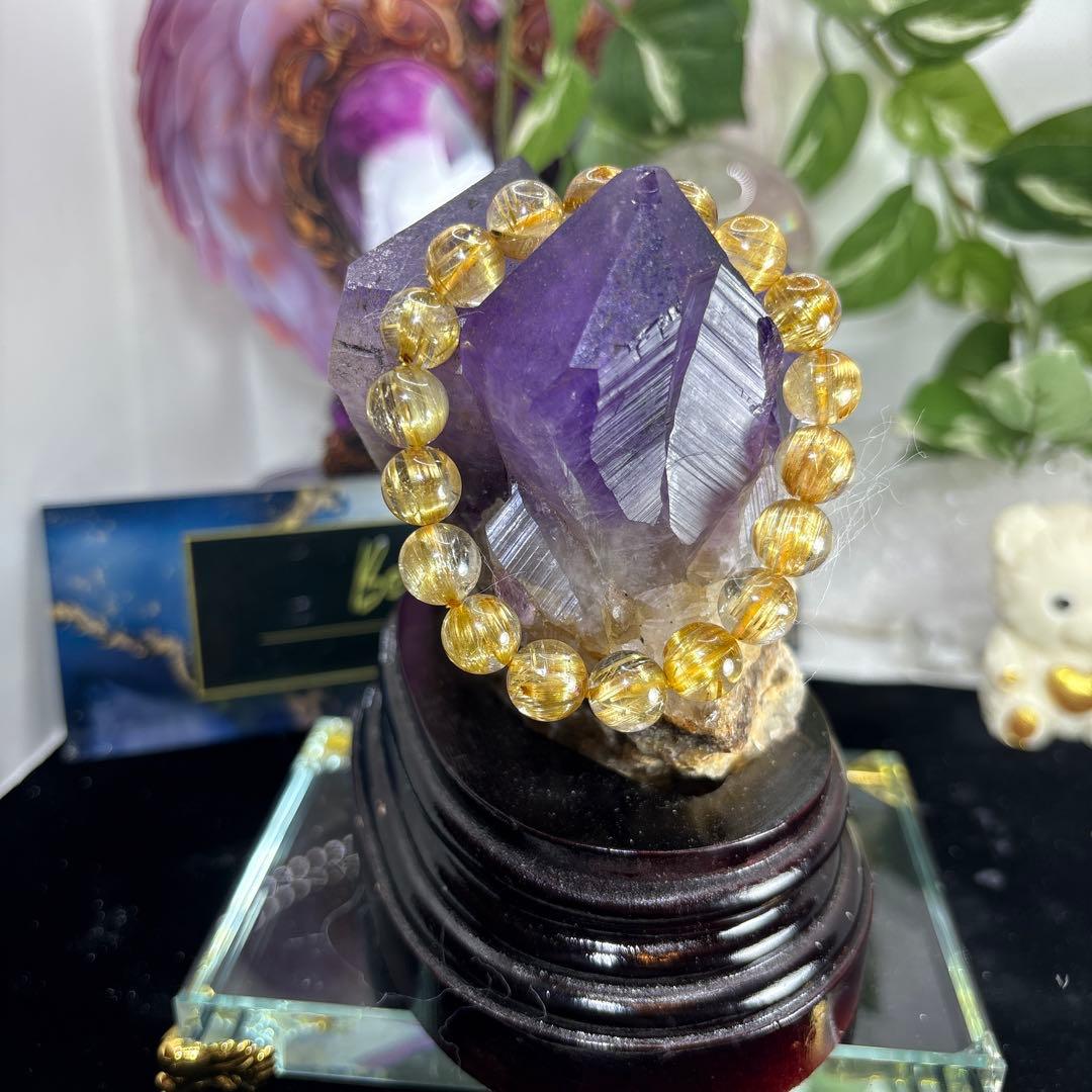 希少♡コンゴ産アメジストポイントクラスター♡原石♡No.1371