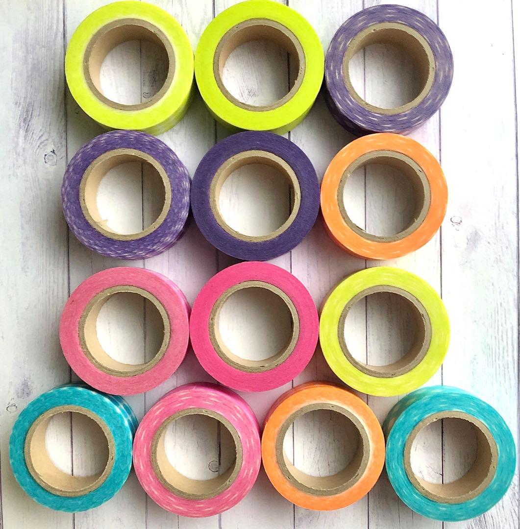 【レア】初期マークス　中古マスキングテープセット④　キャンディカラー　ビビット