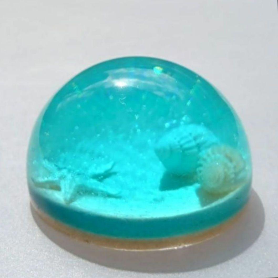 【 海のかけらドーム No.2172 】エポキシレジン オーシャンアート レジン