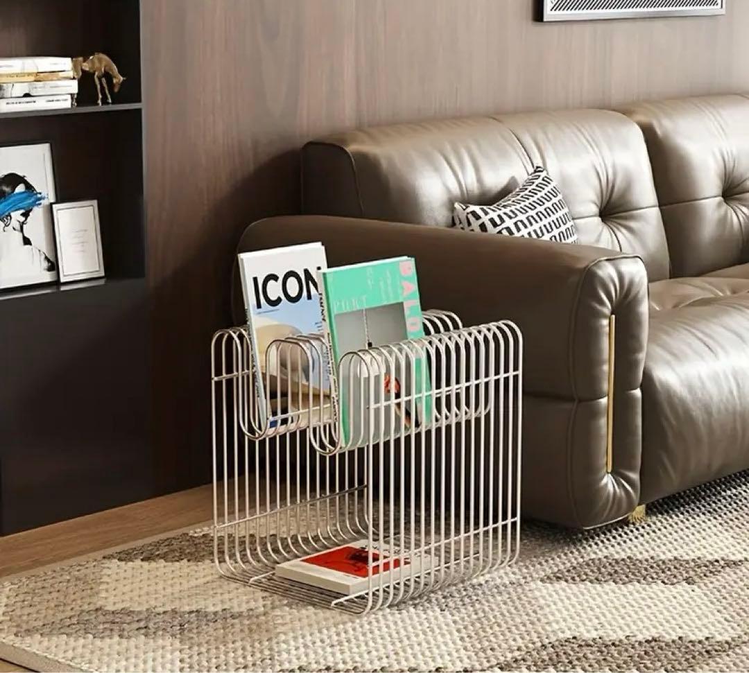 ワイヤー シェルフ マガジンラック リプロダクト テーブル 北欧 スタイリッシュ