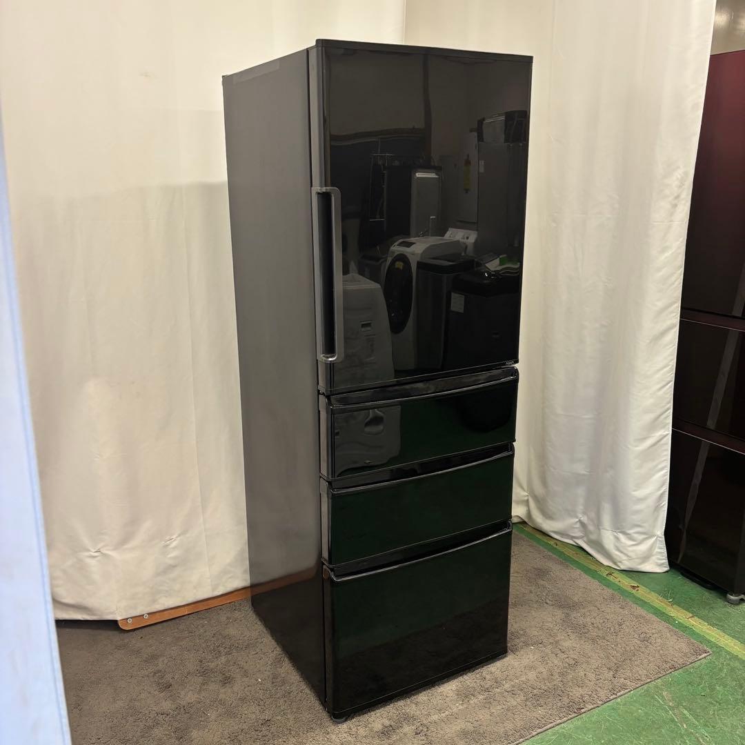 ★751　AQUA　設置無料　大型　冷蔵庫　　300-400ℓ　右開　安い　綺麗