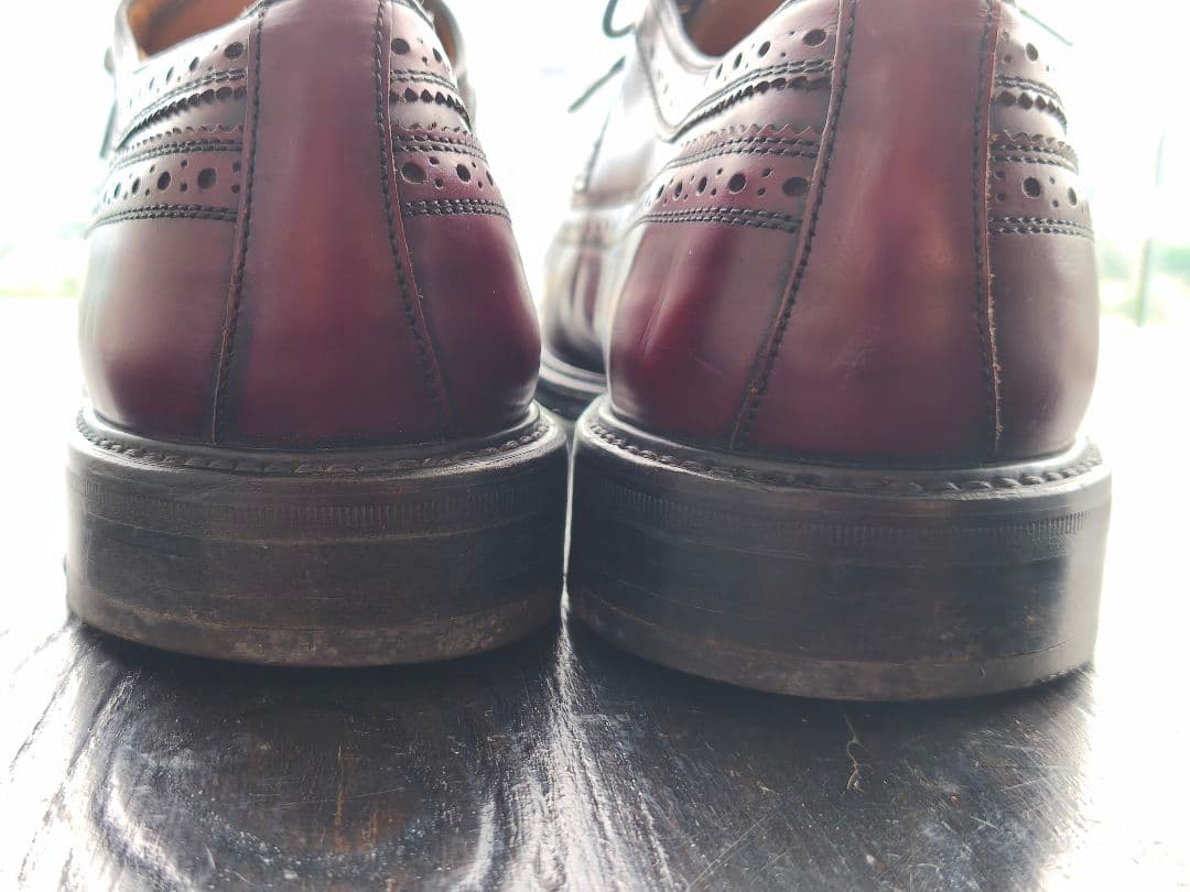 美品希少！Vintage SEBAGO バーガンディ ウイングチップ Alden