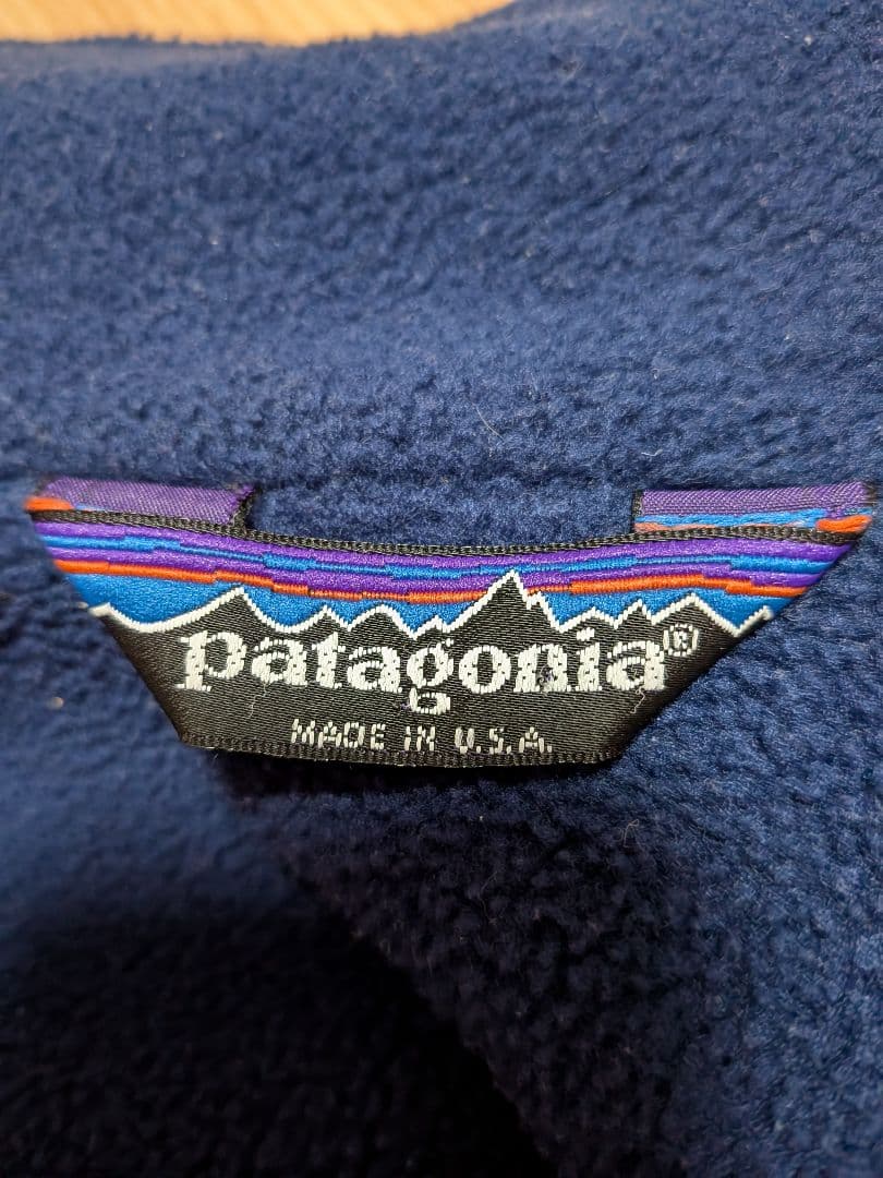 ぬ*こ様 パタゴニア　シェルドシンチラジャケット　80s USA製　レッド