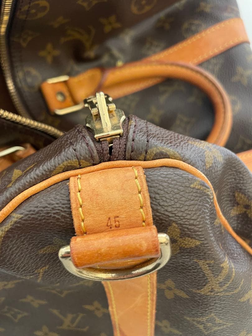 ❷ルイ・ヴィトン キーポル45 モノグラム ハンドバッグ 旅行バッグ