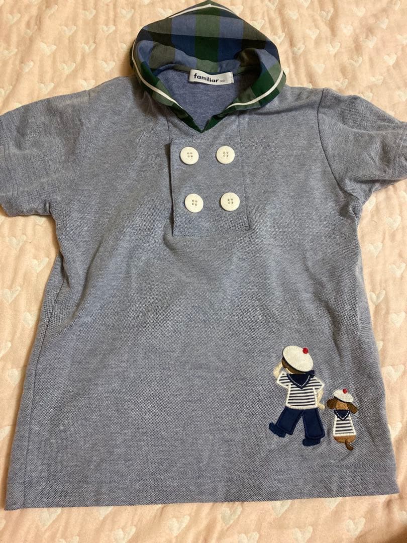 ファミリア　男の子　女の子　セーラーTシャツ120