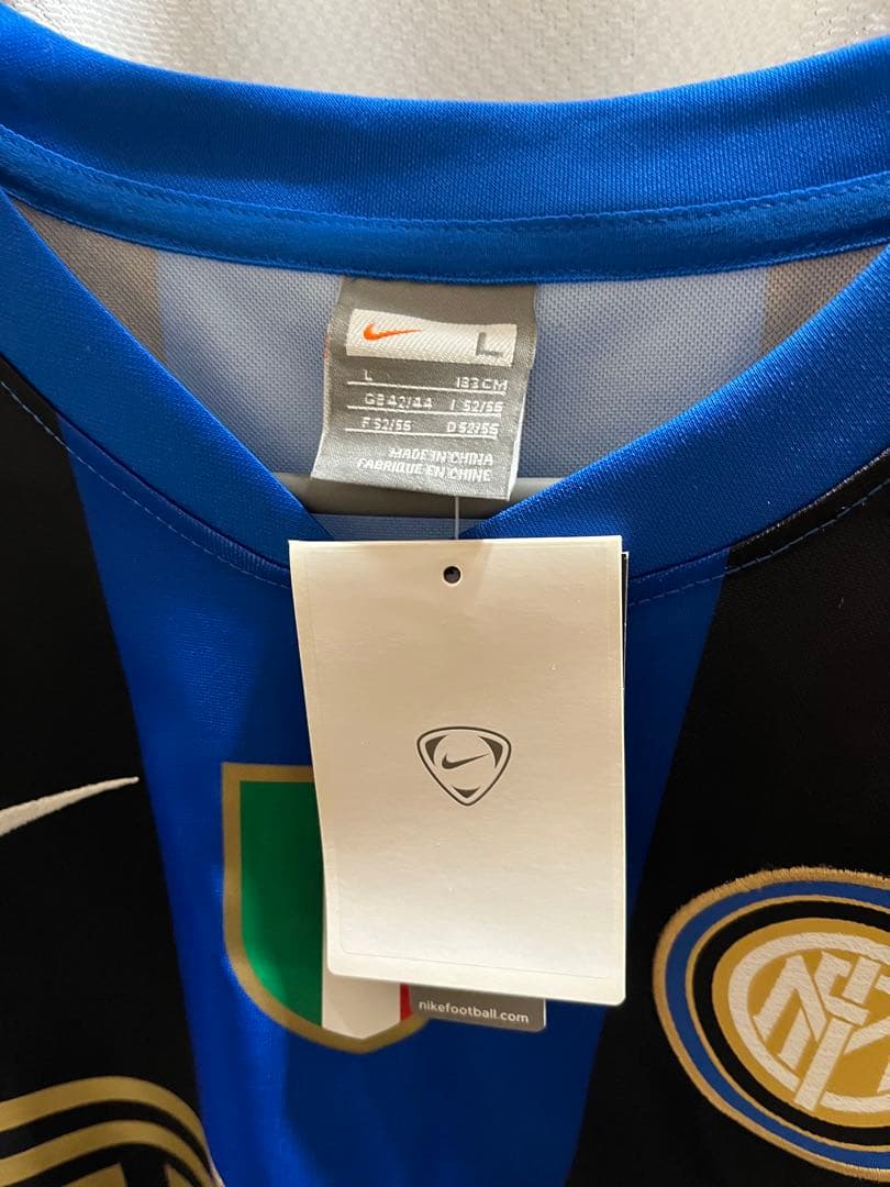 インテル ユニフォーム 優勝記念Nike シャツ L 17 CAMPIONI