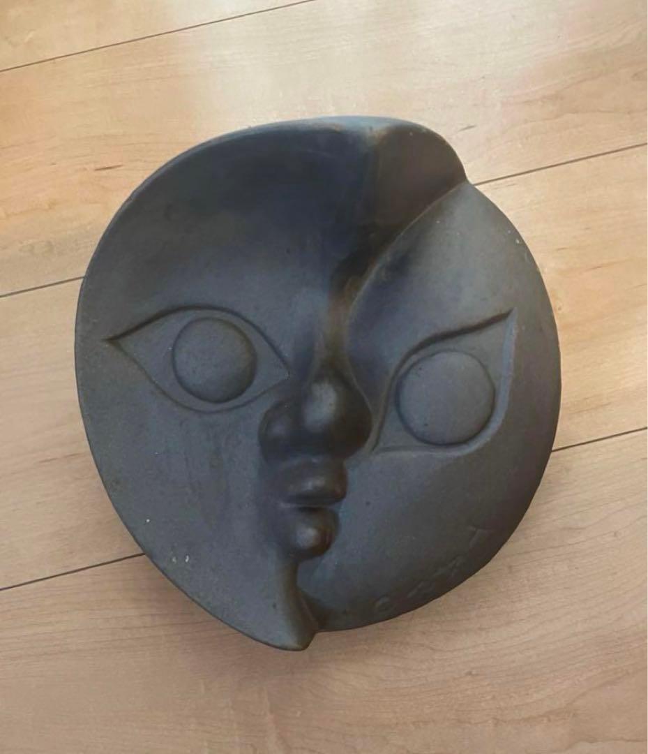 ※最終値下げ　岡本太郎【月の顔】越前焼　置物　オブジェ　　レア　希少価値