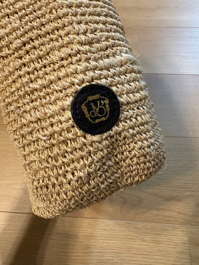 ヴィオラドーロ　かごバッグ　黒