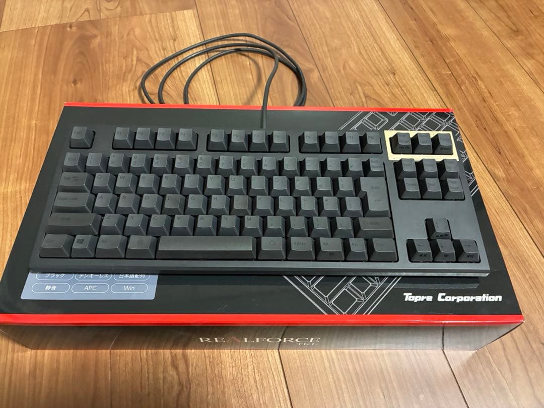 【清掃済】REALFORCE TKL SA R2TLSA-JP3-BK