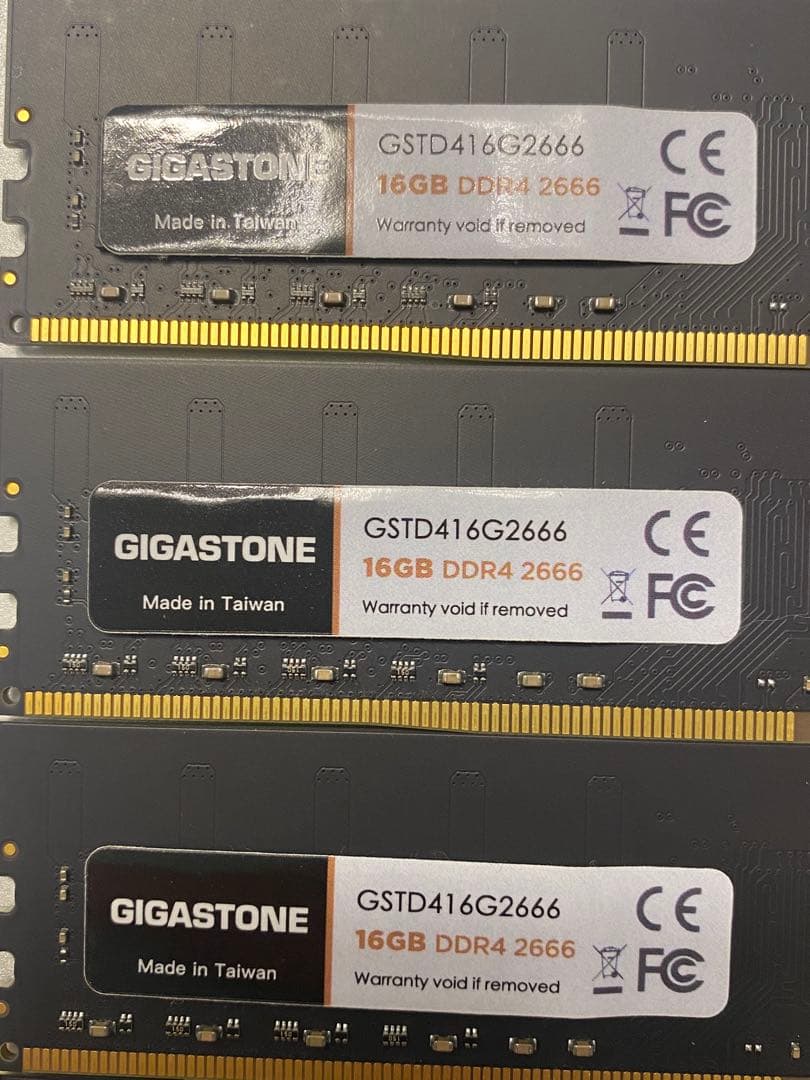 GIGASTONE 64GB (16GBx4) DDR4 2666MHz メモリ