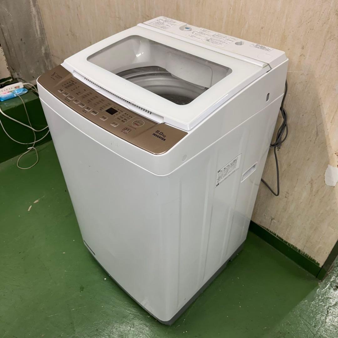 59○送料設置無料　21年製　ヤマダセレクト洗濯機　8㌔　冷蔵庫