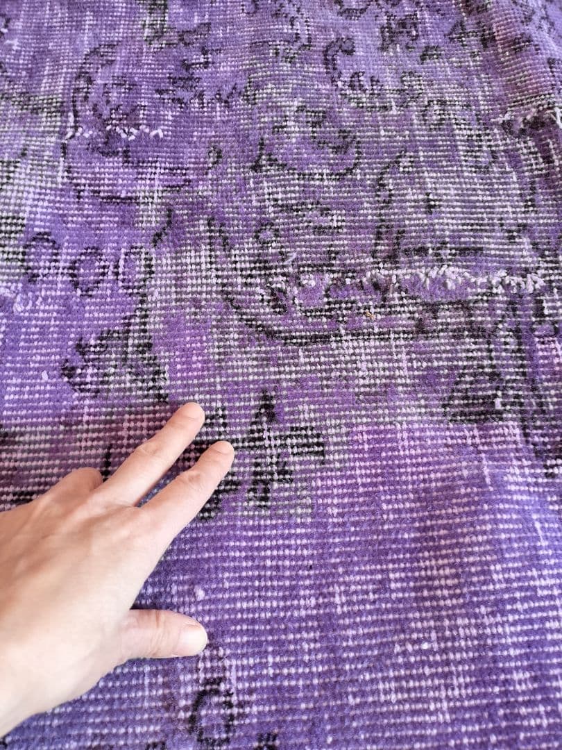 【D.Rin】大判/パープルのオーバーダイ　　No.579