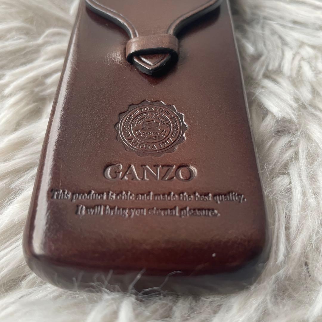 【極美品】ガンゾ ペンケース マエストロ 3本差し ペンケース