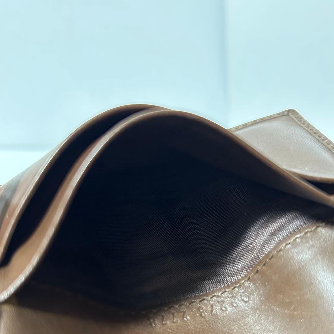 美品 GUCCI グッチ GG柄 キャンバス レザー カードケース 名刺入れ
