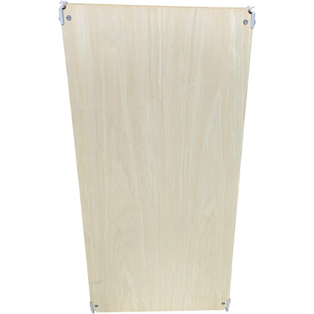 訳あり 無印良品 ステンレスユニットシェルフ オーク材棚セット ワイド・中