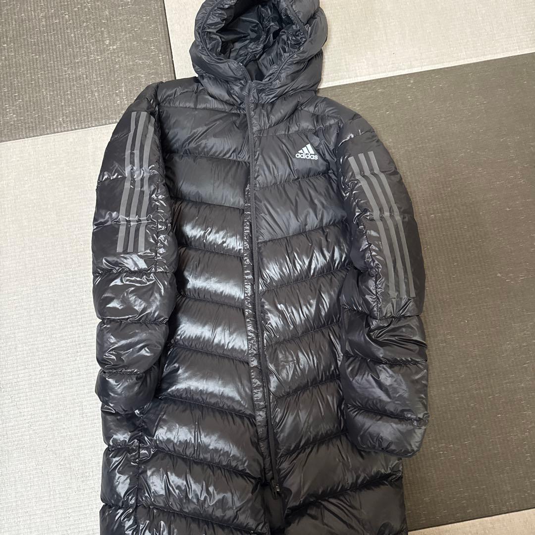 【美品】adidas ベンチコート　ブラック