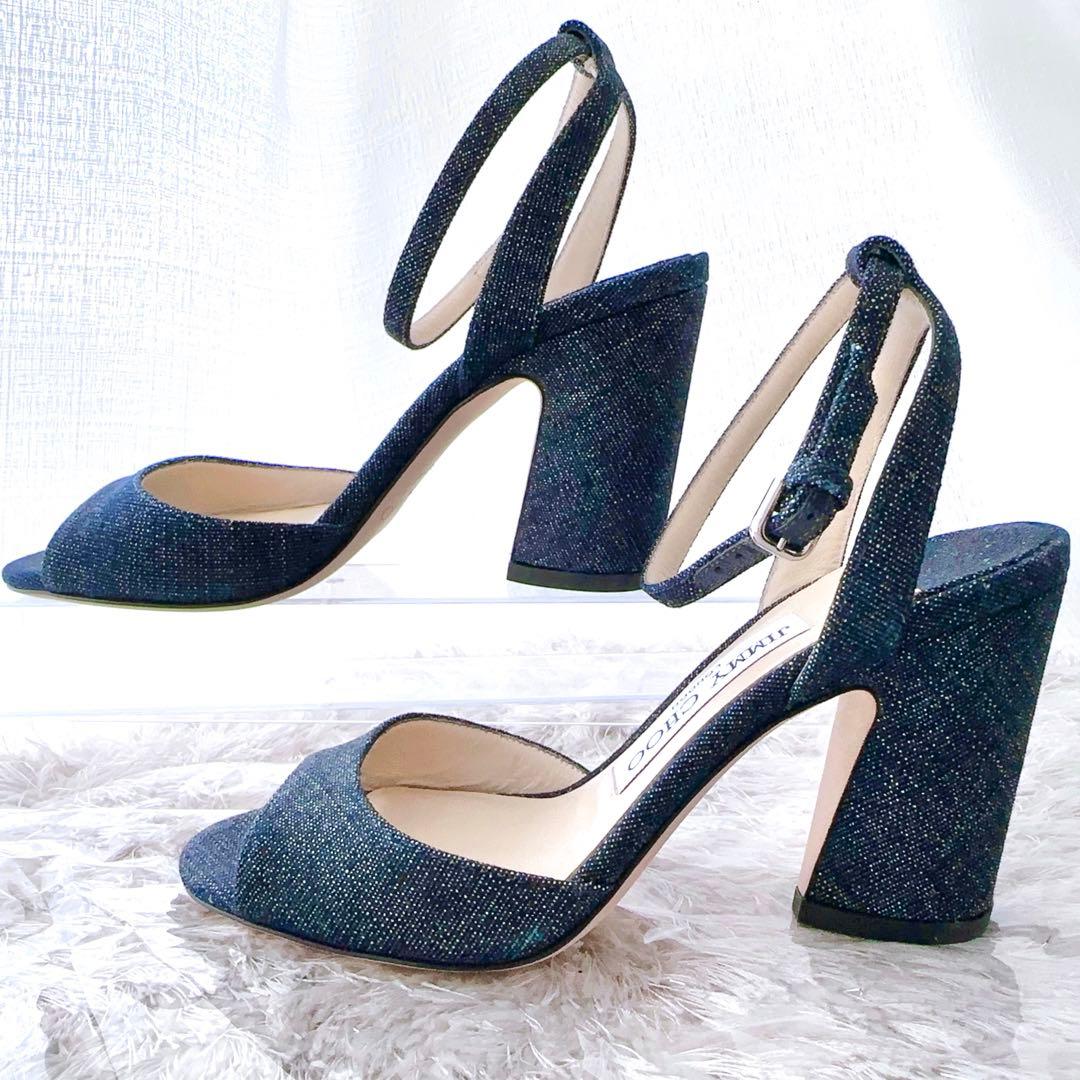 JIMMY CHOO ジミーチュウ　ストラップ　サンダル　パンプス　オープントゥ