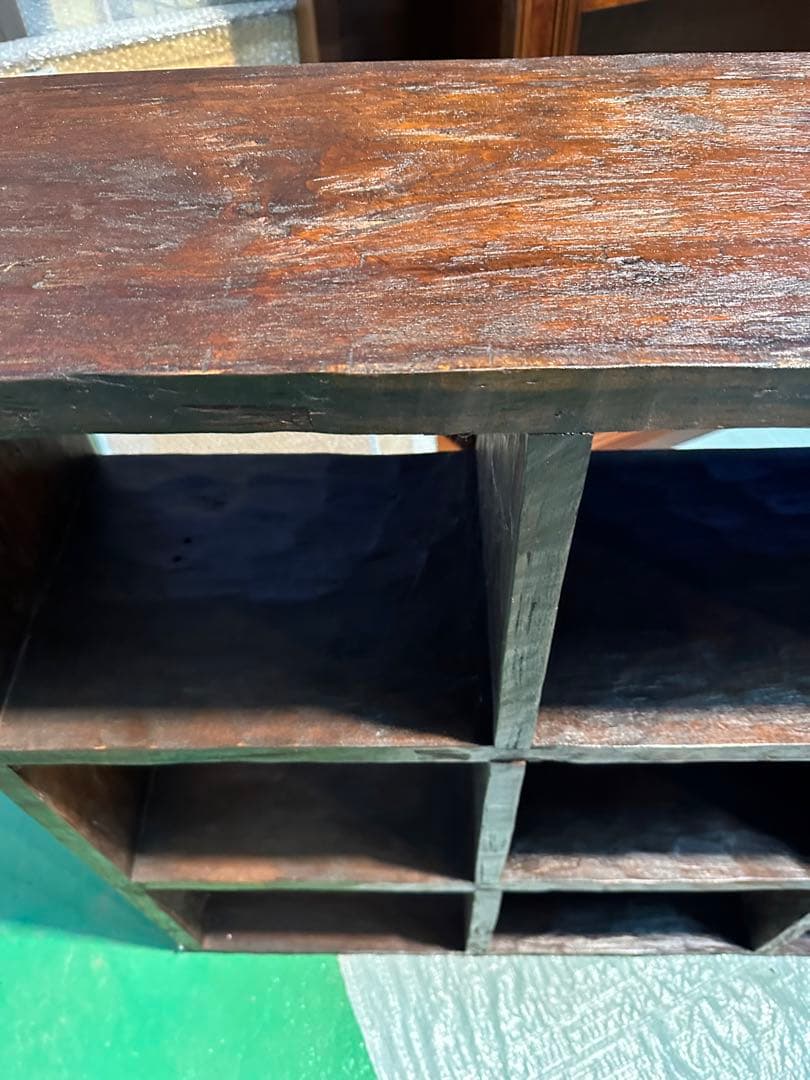 木製キャビネットとシェルフセット