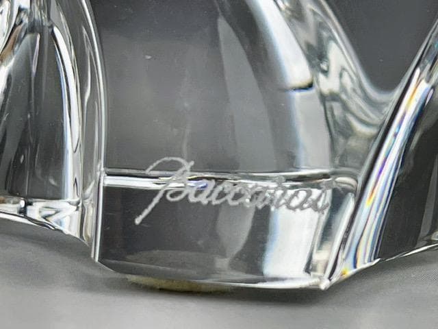 【美品】バカラ 熊 くま ベアー ぺーパーウェイト フィギュリン 置物 オブジェ