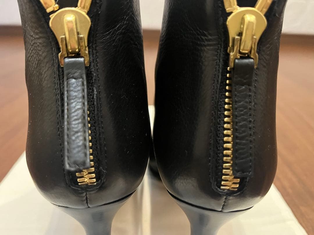 【週末限定価格】美品⭐︎ペリーコ　バックジップ　ショートブーツ　37