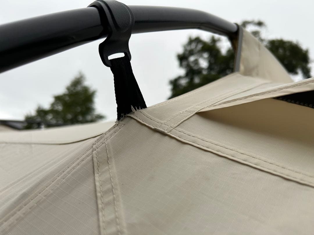 ドーム型キャンプテント クリーム色