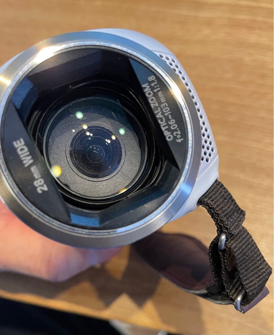 【レンズ汚れ】 Panasonic HC-V360M ビデオカメラ SDカード付