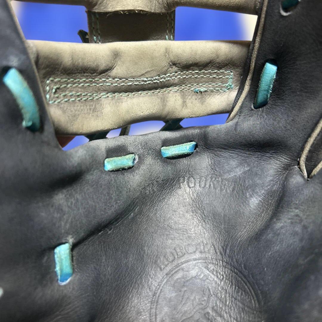 久保田スラッガー　軟式グローブ 内野手用　グリス、紐交換済み