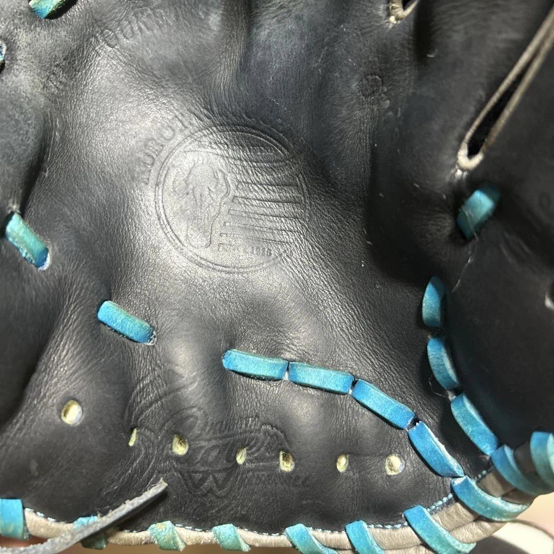 久保田スラッガー　軟式グローブ 内野手用　グリス、紐交換済み