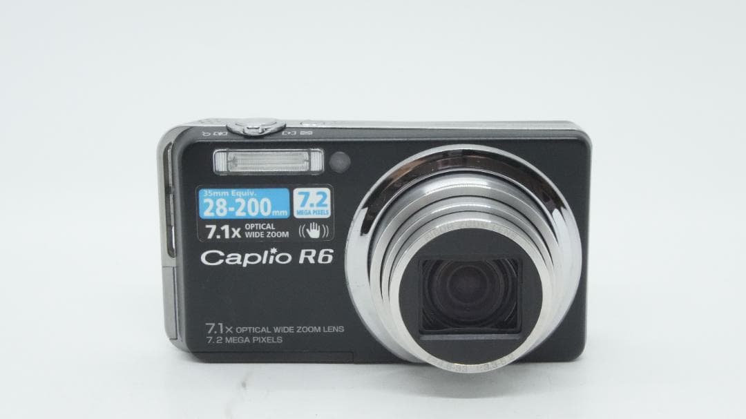 【A3196】 RICOH Caplio R6 ブラック リコー キャプリオ