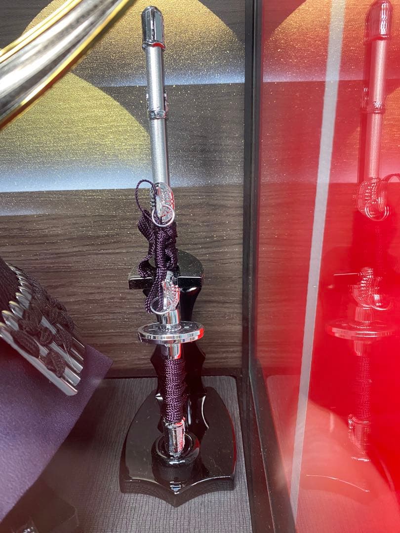 伊達政宗　東京久月　五月人形　家紋付き兜飾り　オルゴール付きガラスケース入