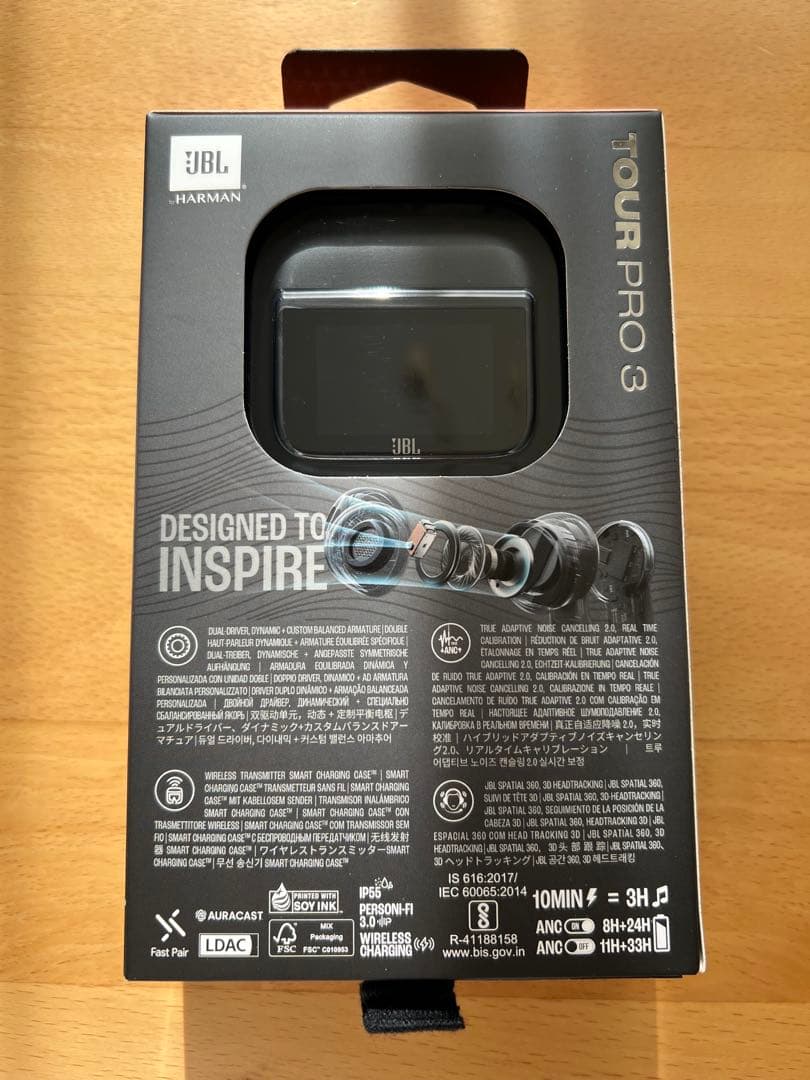 JBL JBLTOURPRO3BLK ワイヤレスイヤホン 黒