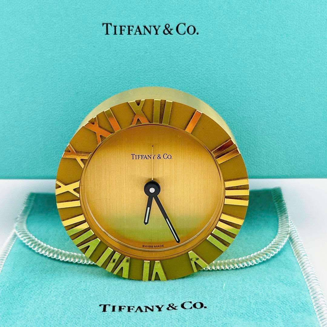 【TIFFANY】　ティファニー　アトラス　クロック　置時計　状態良好　超レア