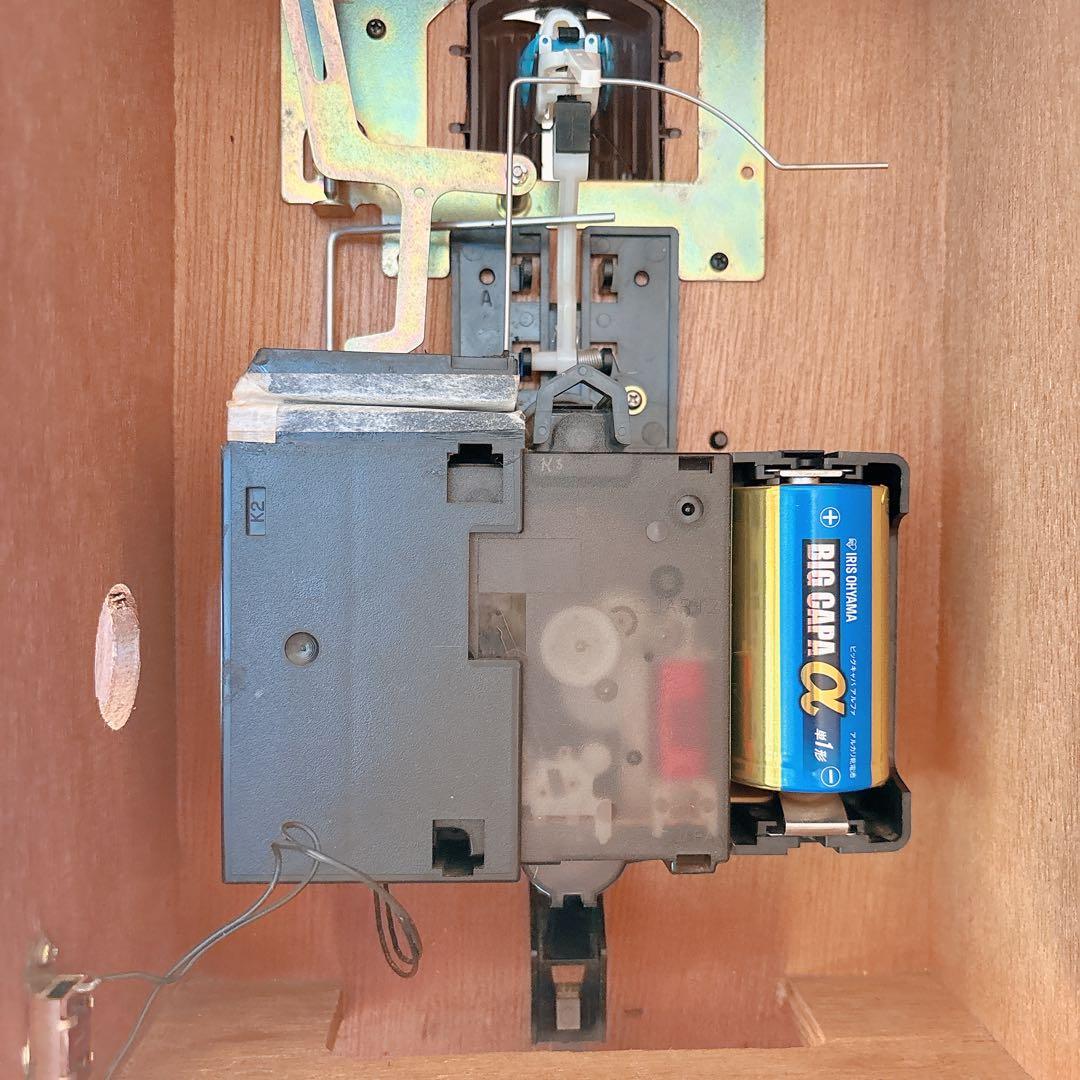 【匿名配送】 CITIZEN シチズン 鳩時計 稼働品 電池付き 壁掛け時計