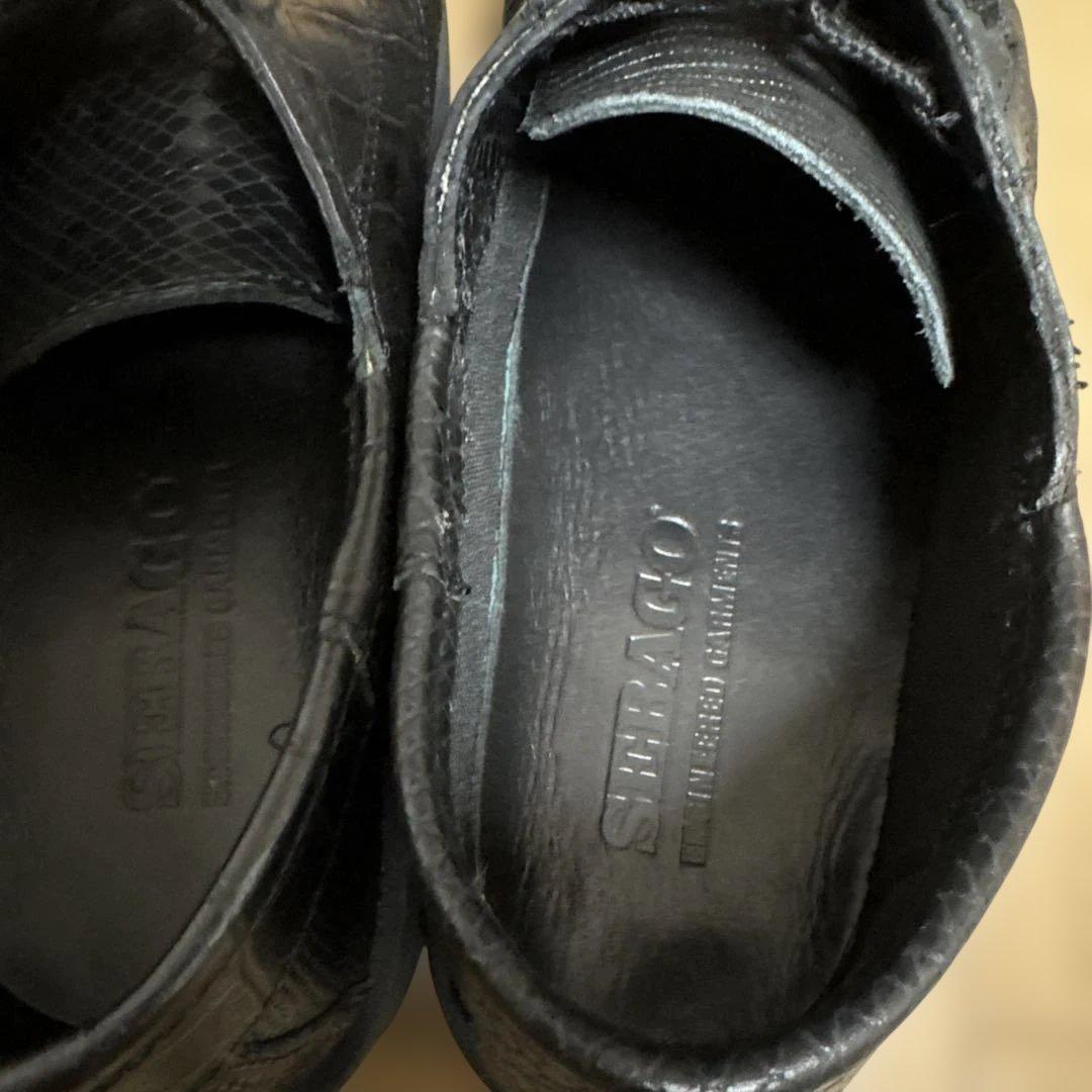 エンジニアードガーメンツ×セバゴ　シューズ　ブラック